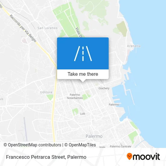 Francesco Petrarca Street map