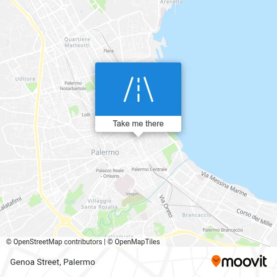 Genoa Street map