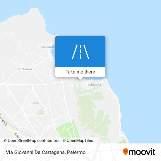 Via Giovanni Da Cartagena map