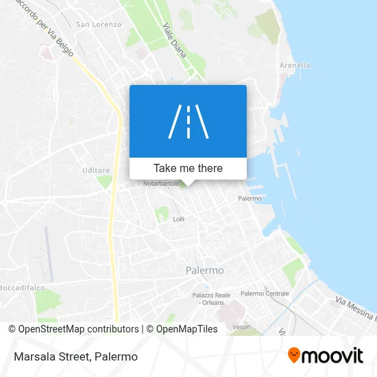 Marsala Street map