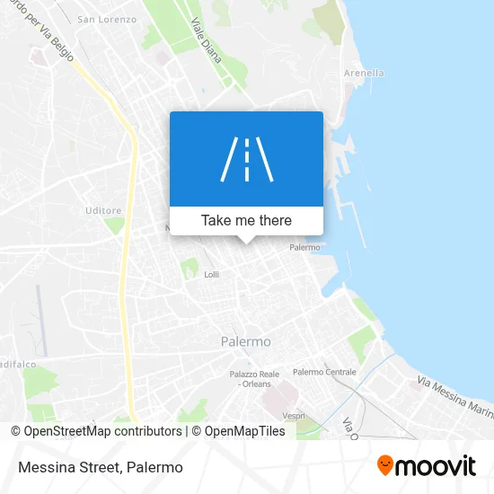 Messina Street map