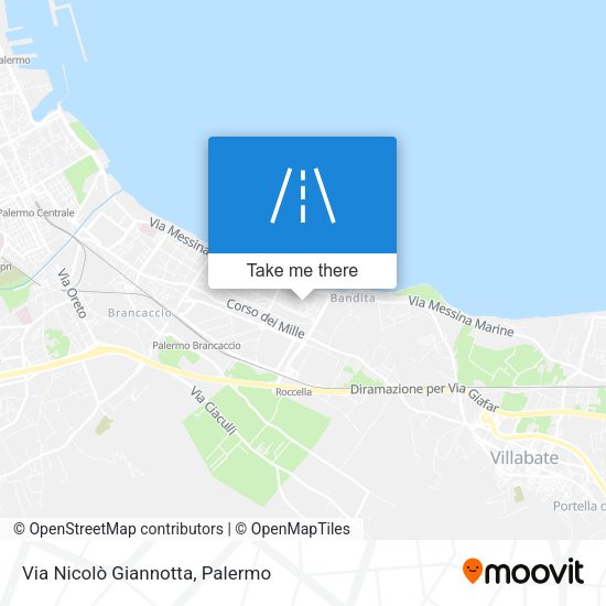 Via Nicolò Giannotta map