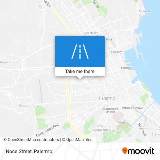 Noce Street map
