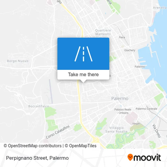 Perpignano Street map