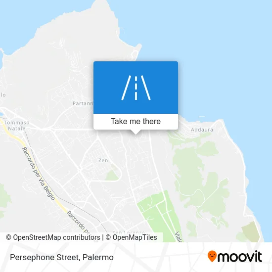 Persephone Street map