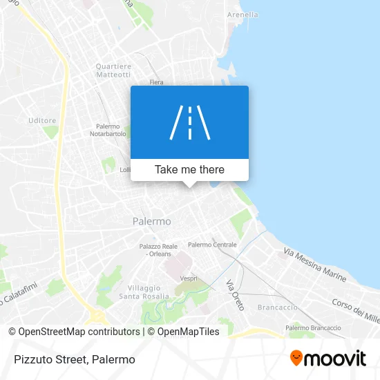 Pizzuto Street map