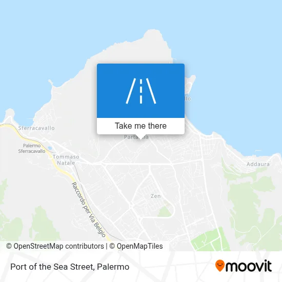 Port of the Sea Street map