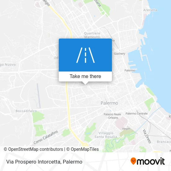 Prospero Intorcetta Street map