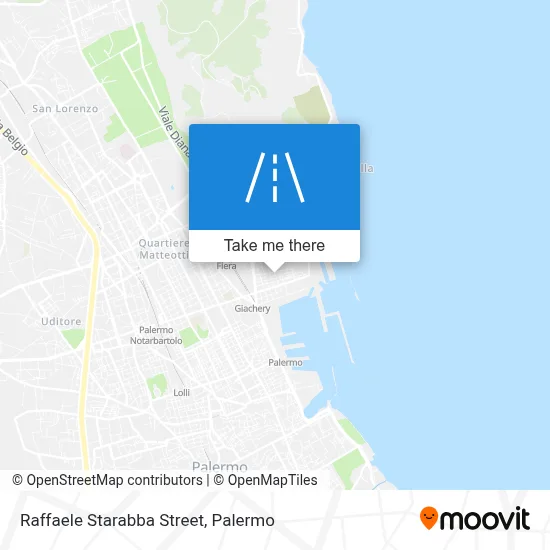 Raffaele Starabba Street map