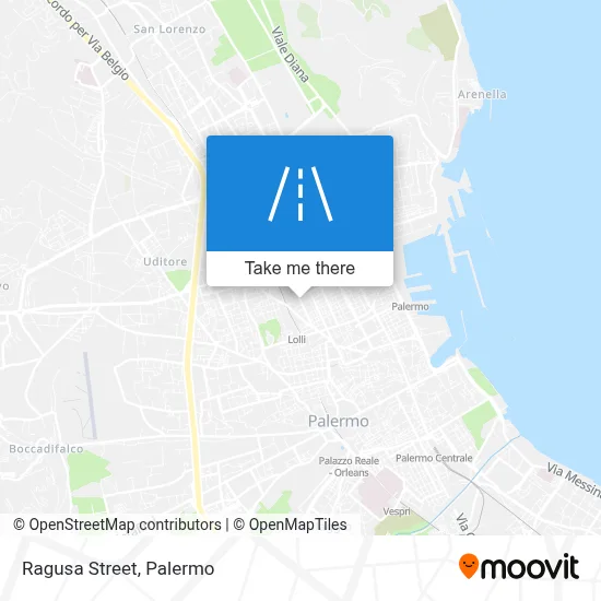 Ragusa Street map