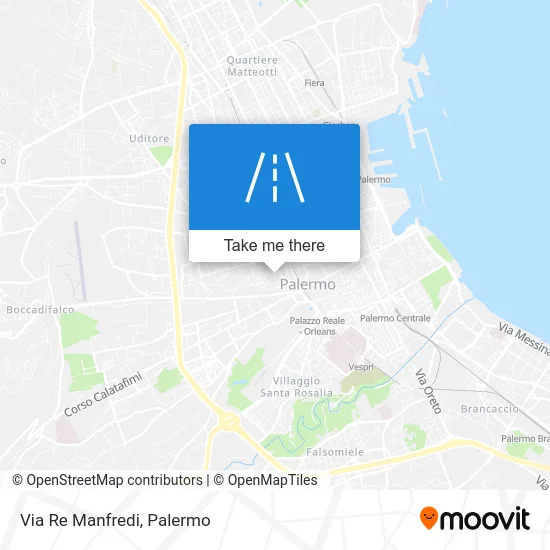 King Manfredi Street map