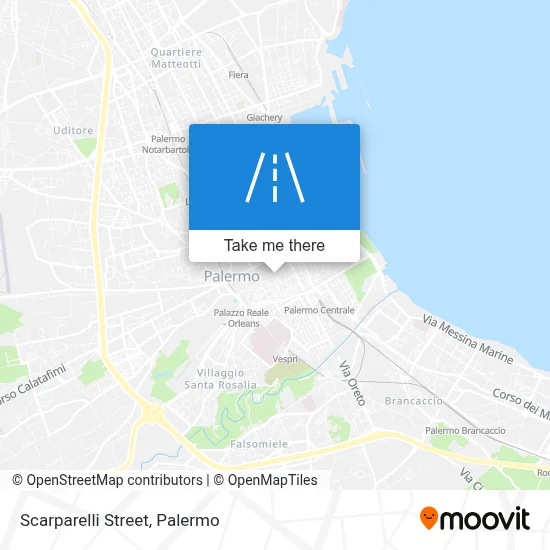 Scarparelli Street map