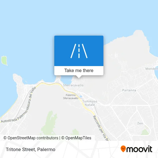 Tritone Street map
