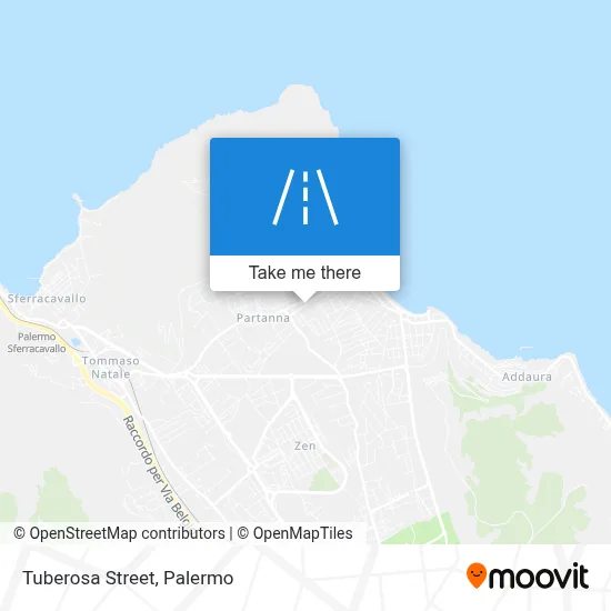 Tuberosa Street map