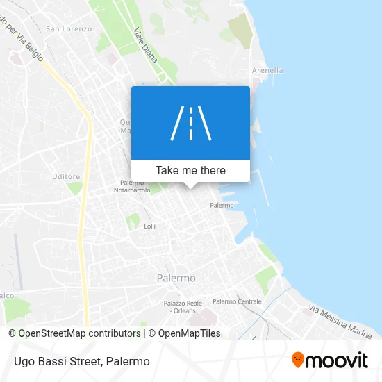 Ugo Bassi Street map