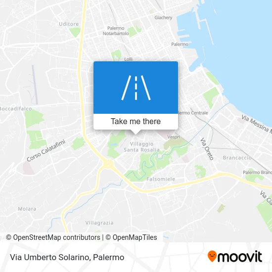 Umberto Solarino Street map