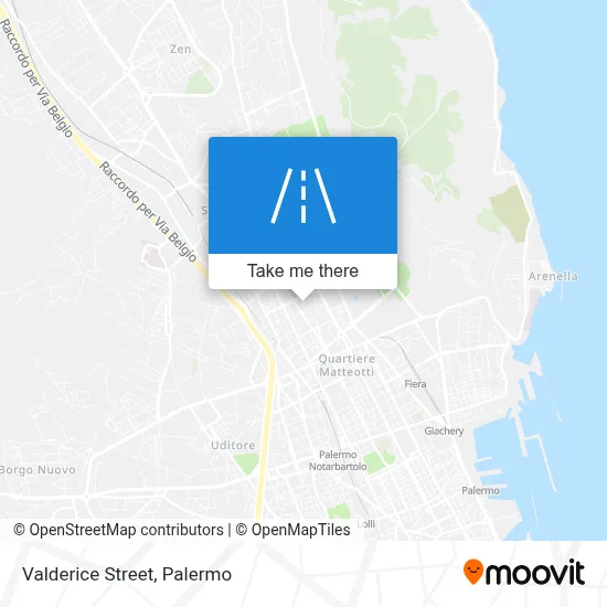 Valderice Street map