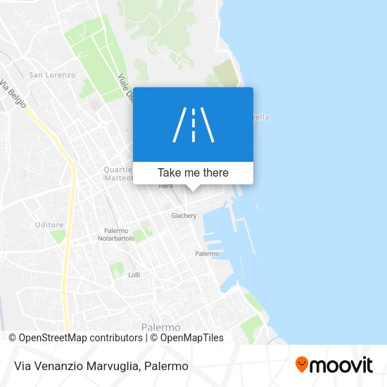 Via Venanzio Marvuglia map