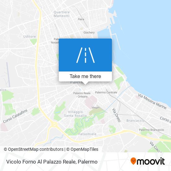 Vicolo Forno Al Palazzo Reale map