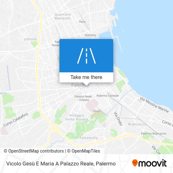 Vicolo Gesù E Maria A Palazzo Reale map