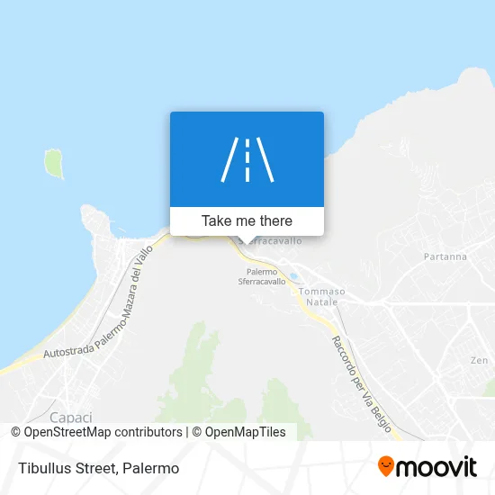 Tibullus Street map