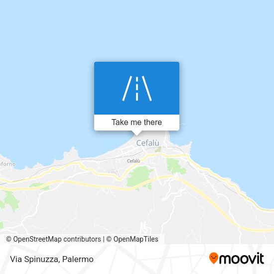 Via Spinuzza map