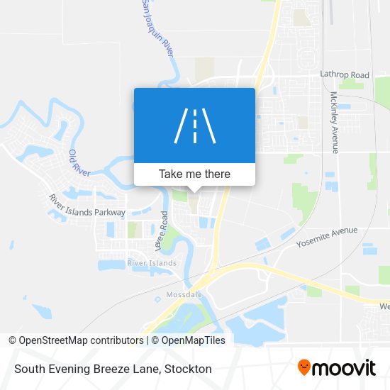 South Evening Breeze Lane map