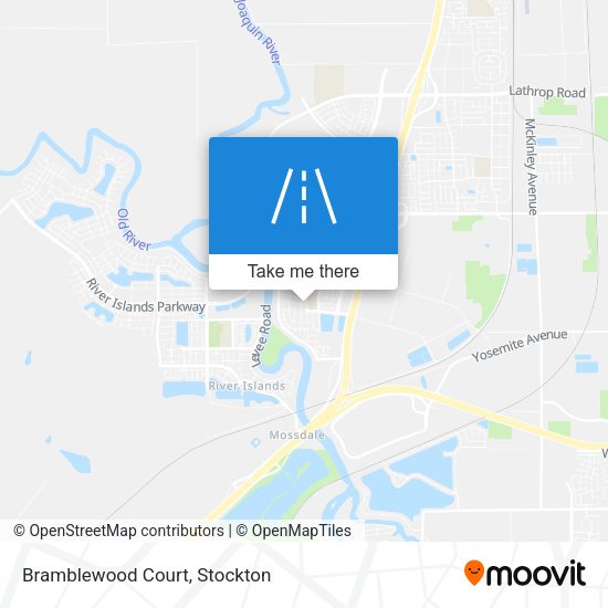 Bramblewood Court map
