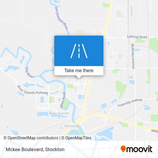 Mapa de Mckee Boulevard
