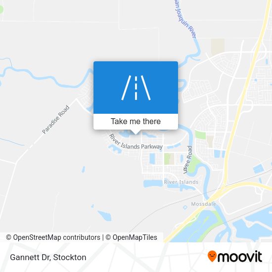 Mapa de Gannett Dr