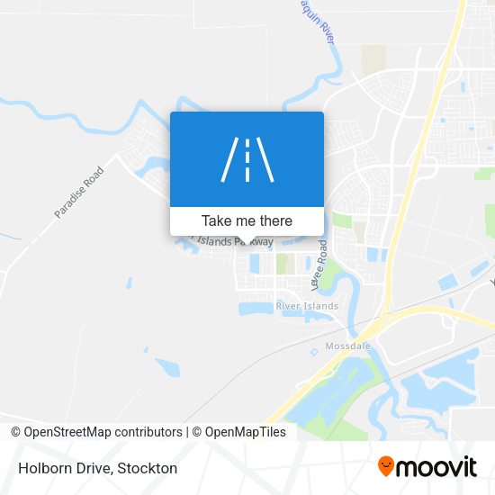Mapa de Holborn Drive