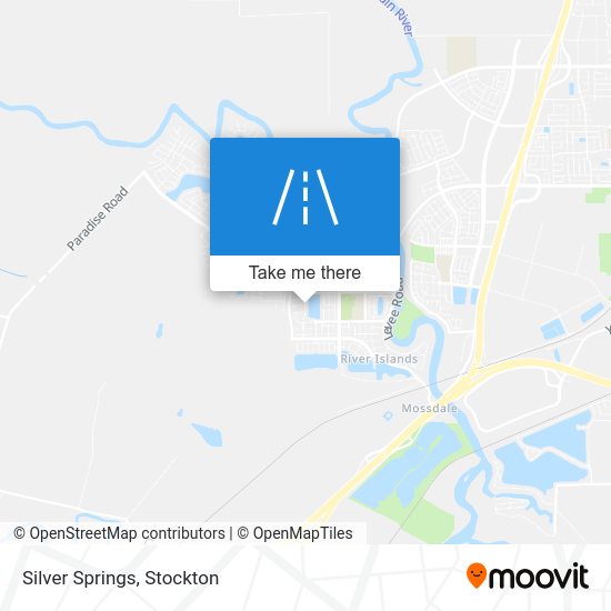 How to get to Silver Springs, Lathrop by Bus?