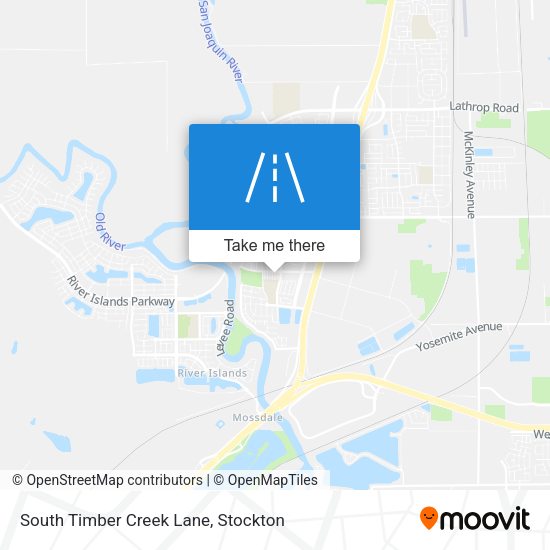 South Timber Creek Lane map