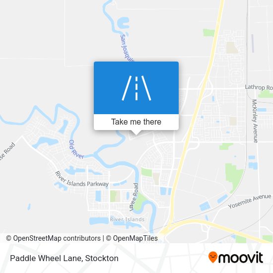 Paddle Wheel Lane map