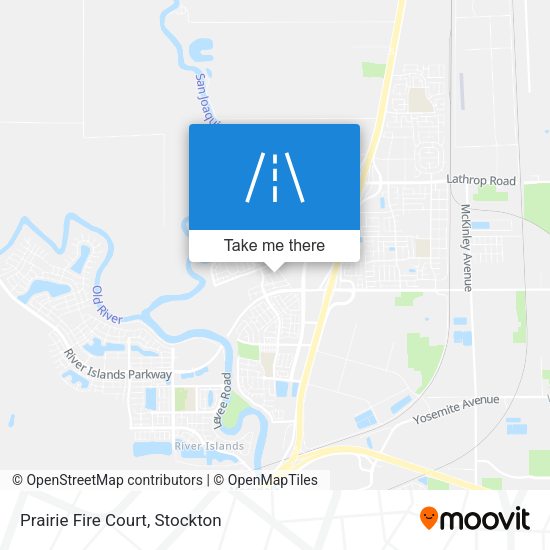 Mapa de Prairie Fire Court