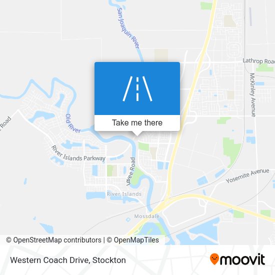 Western Coach Drive map