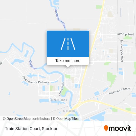 Train Station Court map