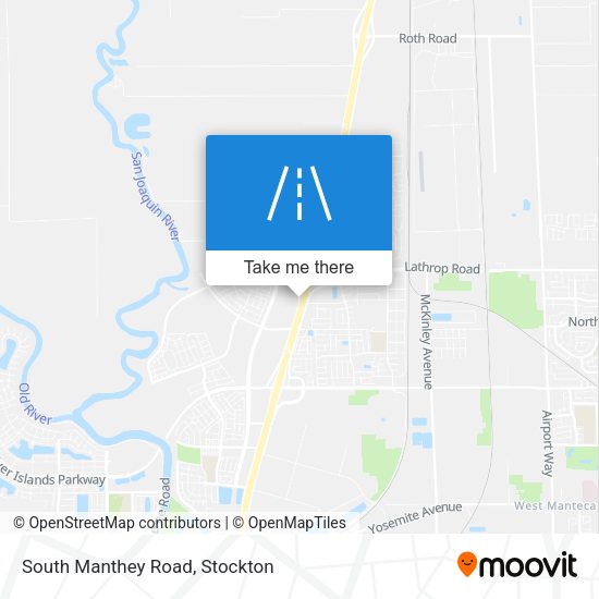South Manthey Road map