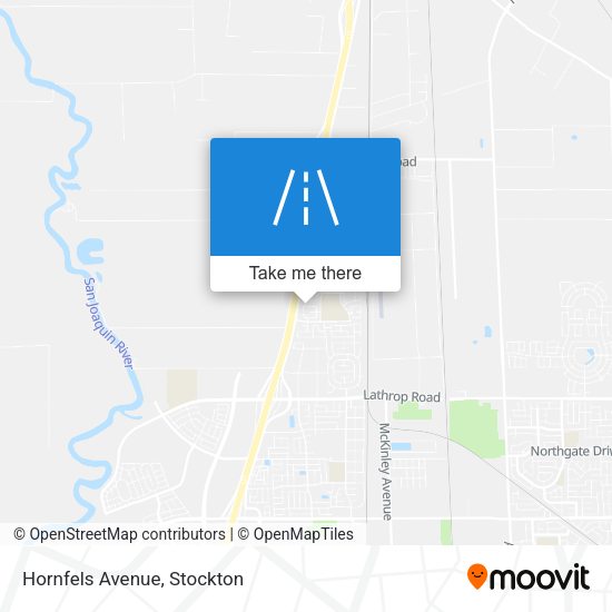 Mapa de Hornfels Avenue