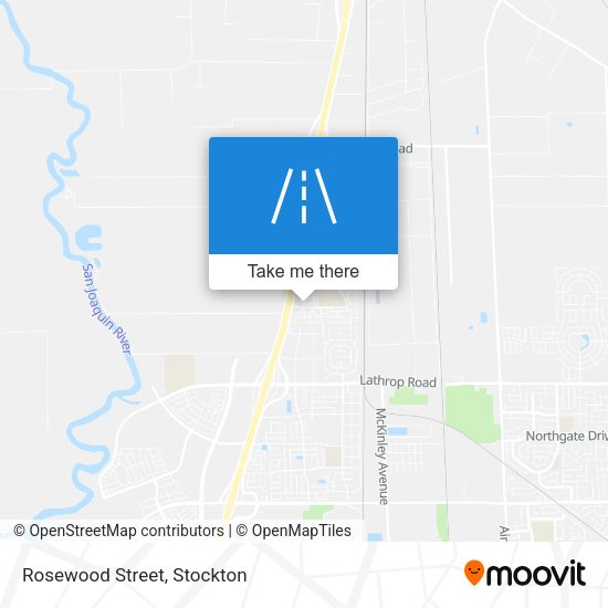 Mapa de Rosewood Street