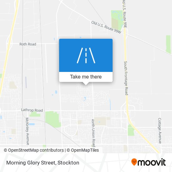 Morning Glory Street map