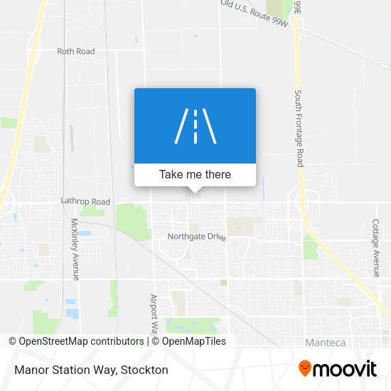 Mapa de Manor Station Way