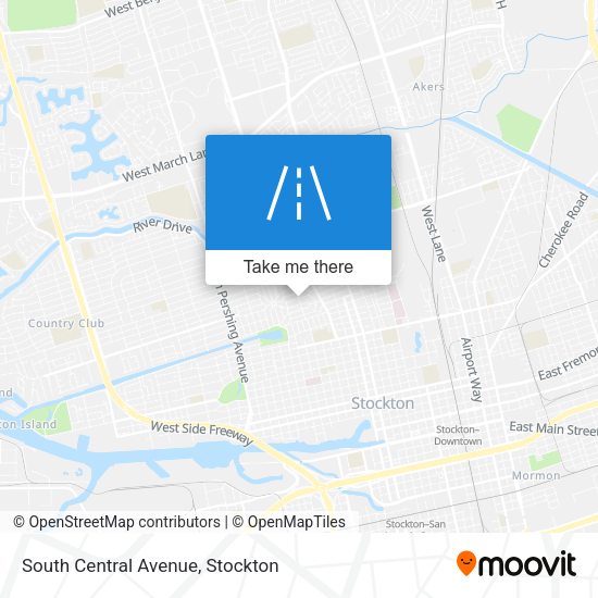 South Central Avenue map