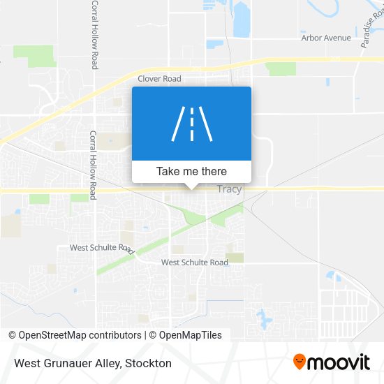 West Grunauer Alley map