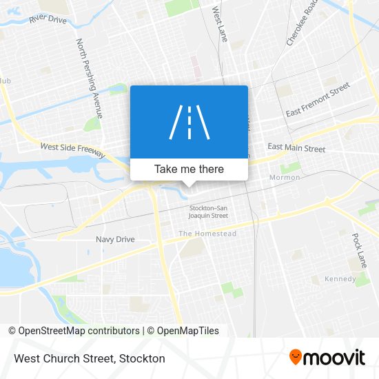 Mapa de West Church Street