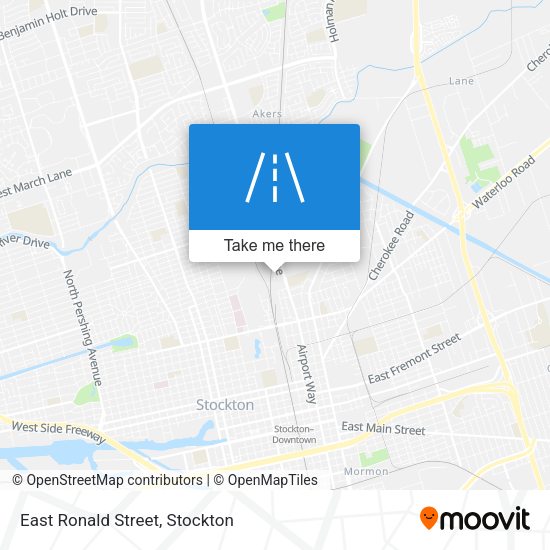 Mapa de East Ronald Street