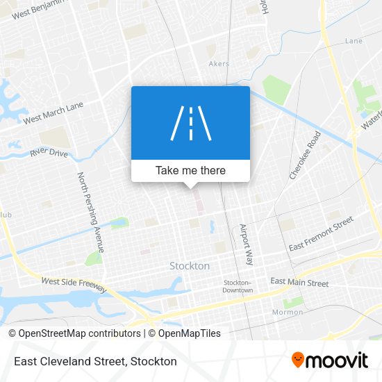 East Cleveland Street map