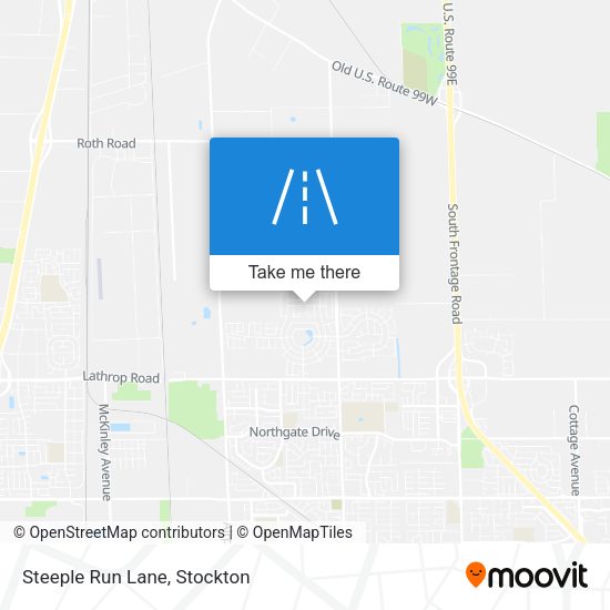 Mapa de Steeple Run Lane