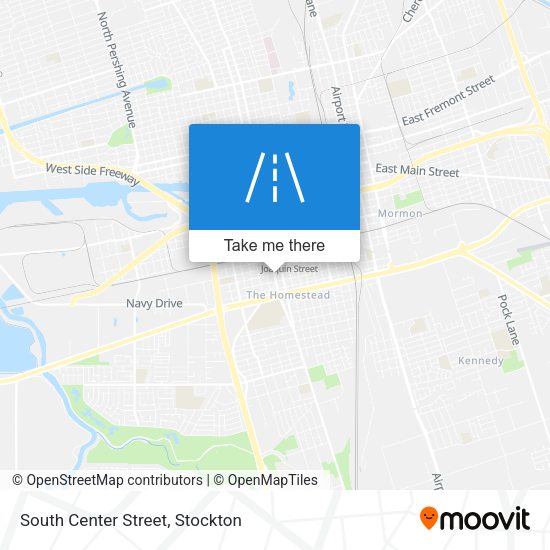 Mapa de South Center Street