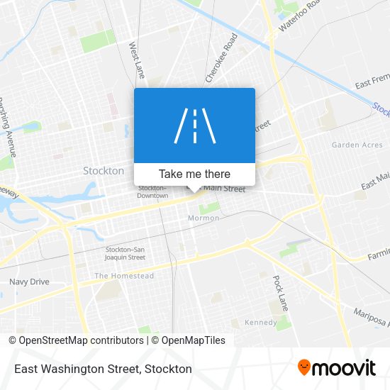 Mapa de East Washington Street